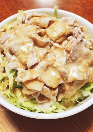時短！豚しゃぶ丼-レシピのメイン写真