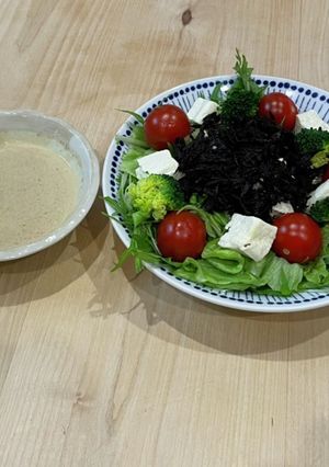 デパ地下サラダ風♪豆腐とひじきのサラダ-レシピのメイン写真