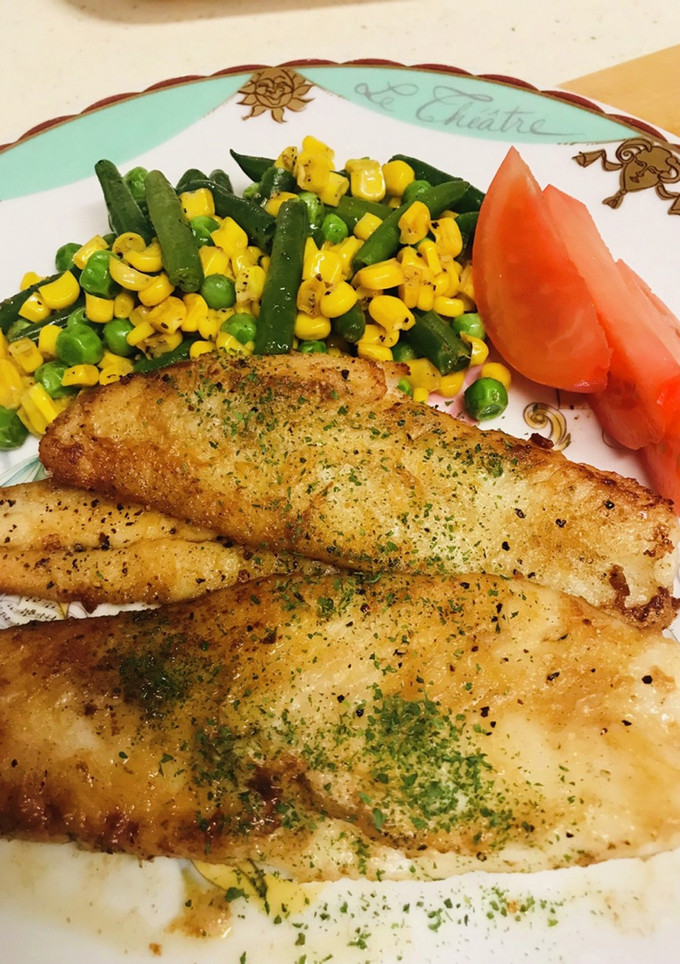 ヒラメのバター焼き♪♪-レシピのメイン写真