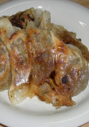 残りカレーでカレー餃子(^O^)-レシピのメイン写真