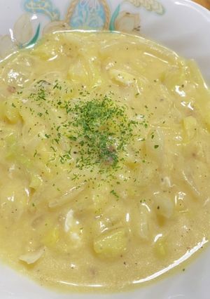 白菜でカルボナーラ-レシピのメイン写真