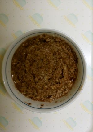 ココアクリーム燕麦粥-レシピのメイン写真