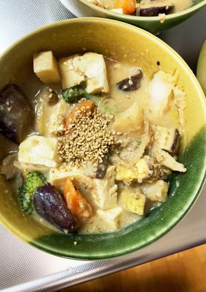 肉無しゴマ味噌豆乳坦々麺炒め味春雨炒め煮-レシピのメイン写真