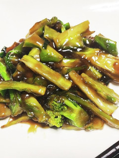 野菜高騰茎活用でブロッコリ茎の幸せ餡かけ-レシピのメイン写真