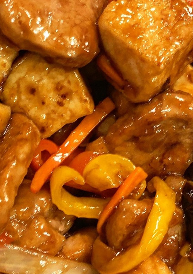 厚揚げと豚ヒレ肉の甘酢餡かけ-レシピのメイン写真
