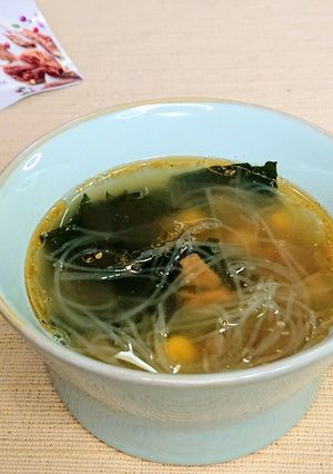 プラントビーフジャーキーの中華風スープ-レシピのメイン写真