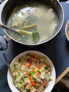 ハイナンチキンもどきwithチャーハン-レシピのメイン写真