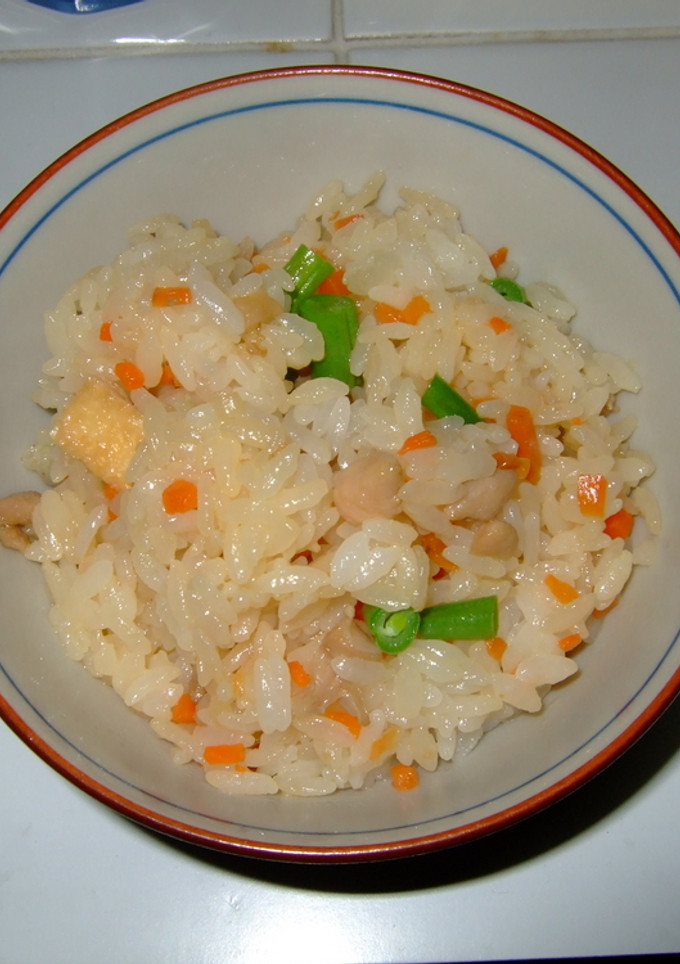 こぎつねごはん（給食風）-レシピのメイン写真