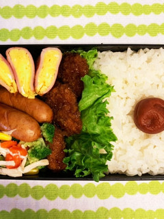 中学生男子 部活前のお弁当3/9-レシピのメイン写真