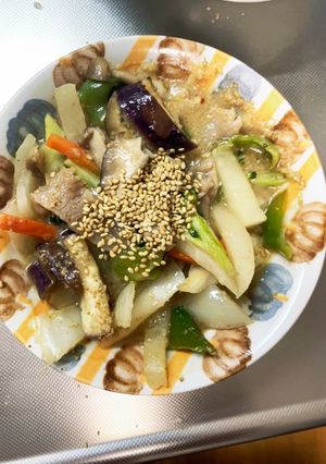 簡単コク旨甘辛炒め味豚こま大根青椒肉絲風-レシピのメイン写真