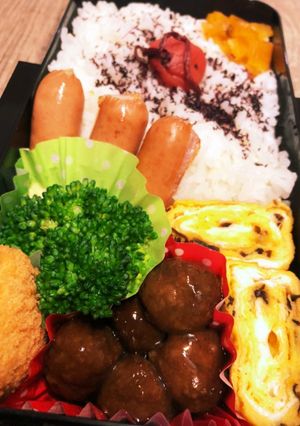 ミートボール弁当　311-レシピのメイン写真