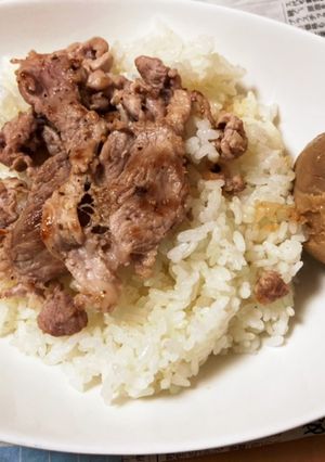 【一人暮らし】限界ルーロー飯-レシピのメイン写真