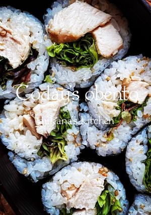 サラダチキンのつゆマヨ海苔巻き-レシピのメイン写真
