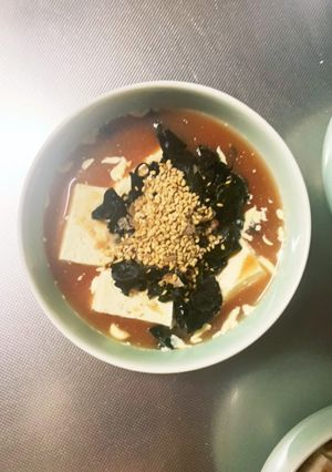 全てレンジ簡単ミネストローネ風味湯豆腐-レシピのメイン写真