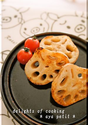✿焼くだけ　れんこんステーキ✿-レシピのメイン写真