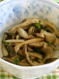炒りきのこのチーズ風味-レシピのメイン写真