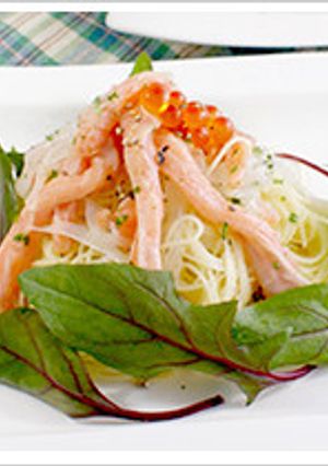 ぎんざけの冷製パスタ-レシピのメイン写真