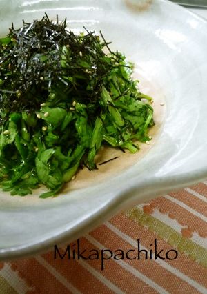 ☆ゴマ油たっぷり♬生春菊のサラダ☆-レシピのメイン写真