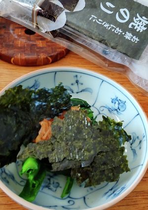 コマツナメタケノリ-レシピのメイン写真