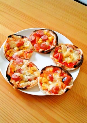 ＊餃子の皮でピザ＊-レシピのメイン写真