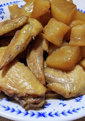 手羽先と大根の煮物-レシピのメイン写真