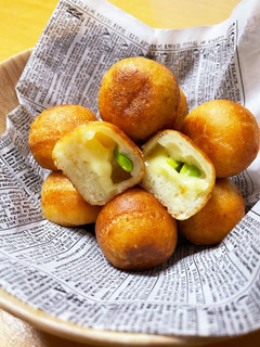 枝豆チーズのもっちり✨ちび揚げパンHM-レシピのメイン写真