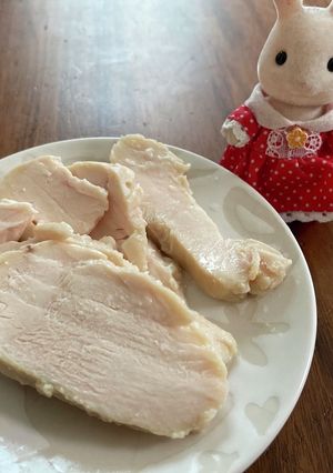 簡単★炊飯器で塩麹鶏ハム-レシピのメイン写真