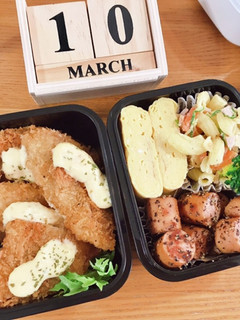 白身魚フライ弁当 22/3.10-レシピのメイン写真