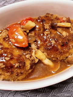煮込みハンバーグ-レシピのメイン写真