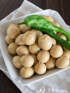うずら卵の韓国風醤油煮【うずら.com】-レシピのメイン写真