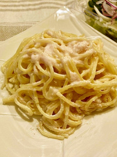 【カルシウム】たらこクリームパスタ-レシピのメイン写真