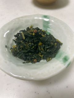 ふきの葉de甘辛山椒炒め-レシピのメイン写真