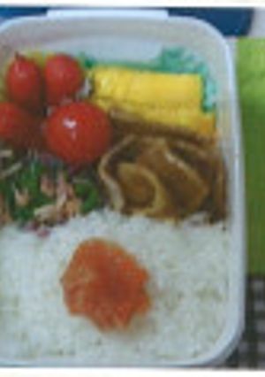 めんたいこと肉つきのべんとう-レシピのメイン写真
