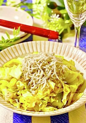 たっぷりしらすの☆簡単アンチョビキャベツ-レシピのメイン写真