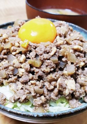 【手が汚れない】そぼろハンバーグ-レシピのメイン写真