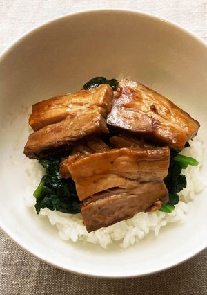【楽チン】豚角煮丼-レシピのメイン写真