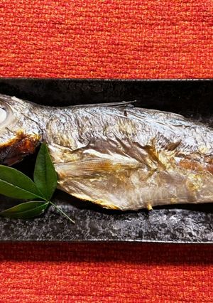 魚の塩焼き　干物　外には干さず冷蔵庫で！-レシピのメイン写真