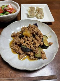 なすのひき肉炒め-レシピのメイン写真