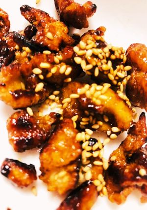 鶏皮　すき焼きのタレで-レシピのメイン写真