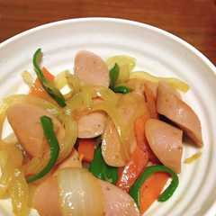 รูปของ 簡単！魚肉ソーセージの野菜炒め