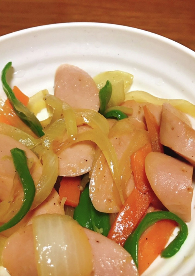簡単！魚肉ソーセージの野菜炒め-レシピのメイン写真