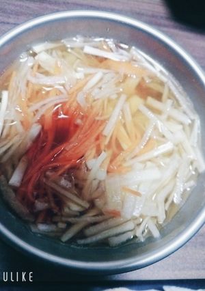 なますてー。紅白なますだぉ。-レシピのメイン写真