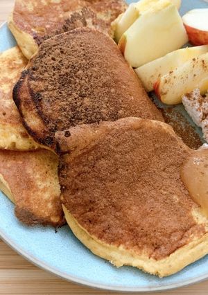簡単しっとりオートミールバナナパンケーキ-レシピのメイン写真