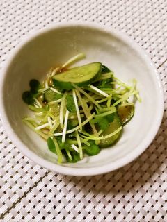 きゅうりと貝割れ大根の中華サラダ-レシピのメイン写真