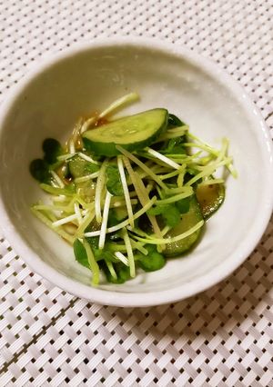 きゅうりと貝割れ大根の中華サラダ-レシピのメイン写真