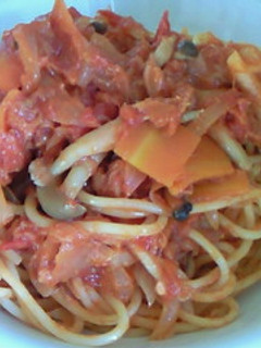 トマトとツナのスパゲッティー-レシピのメイン写真