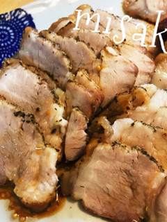 豚肉のハーブソルト焼き☆マスタードソース-レシピのメイン写真