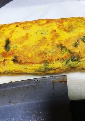 伯母ぁちゃん家で、生海苔の♪卵焼き！-レシピのメイン写真