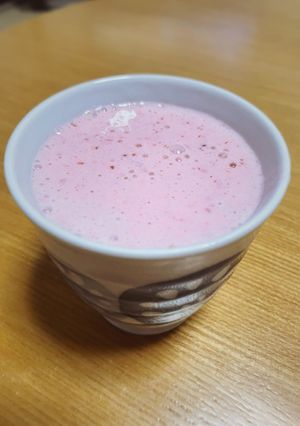 ミキサーで簡単♪ 生いちご♡ミルク-レシピのメイン写真