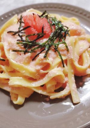 たらこ豆乳クリームパスタ-レシピのメイン写真
